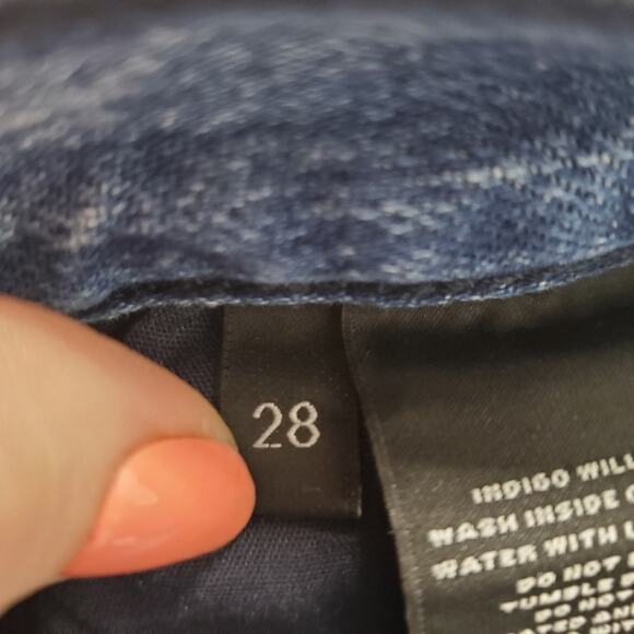 J Brand | Ruby High Rise Crop Raw Hem Jeans Straight Slim - Picture 7 of 9